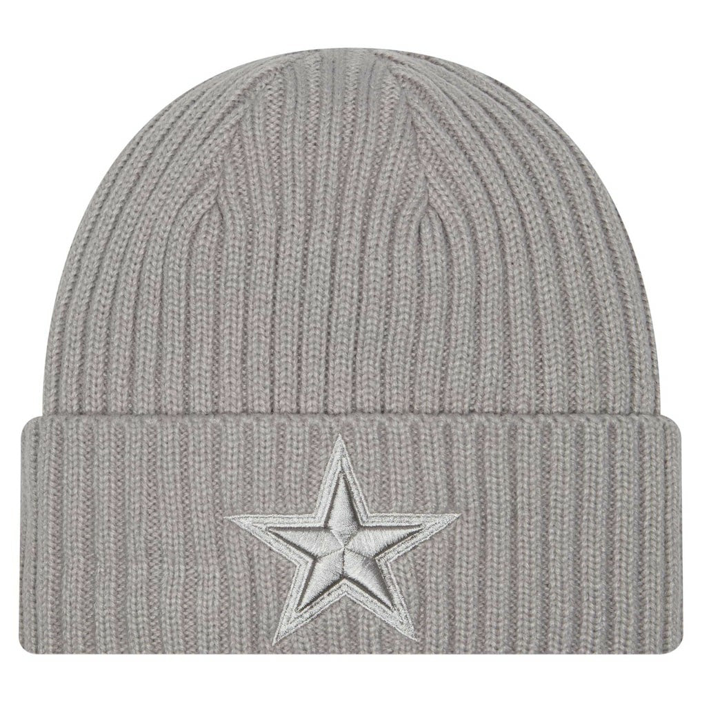 Dallas Cowboys New Era Color Pack Cuffed Knit Hat - Gray - NFL
