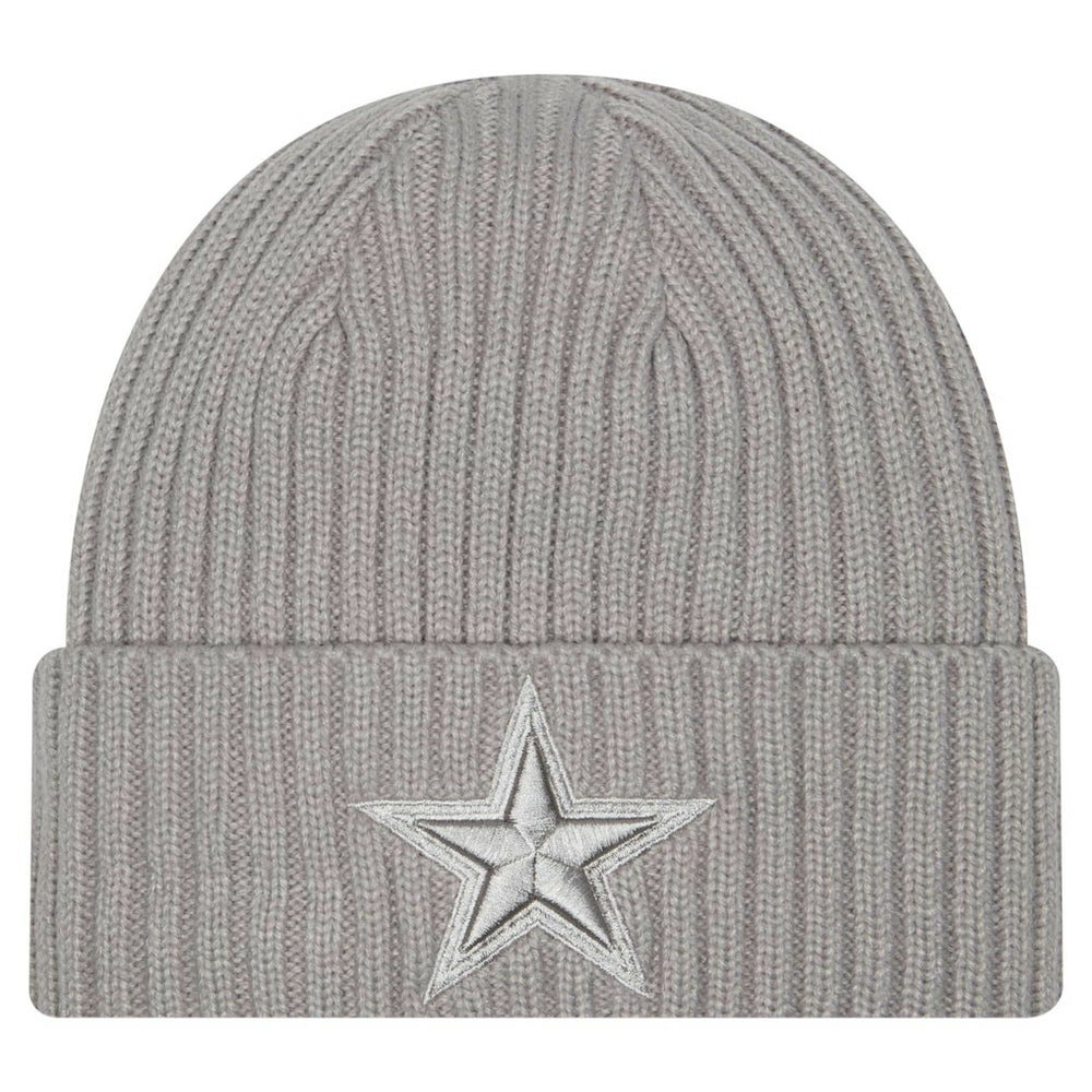 Dallas Cowboys New Era Color Pack Cuffed Knit Hat - Gray - NFL