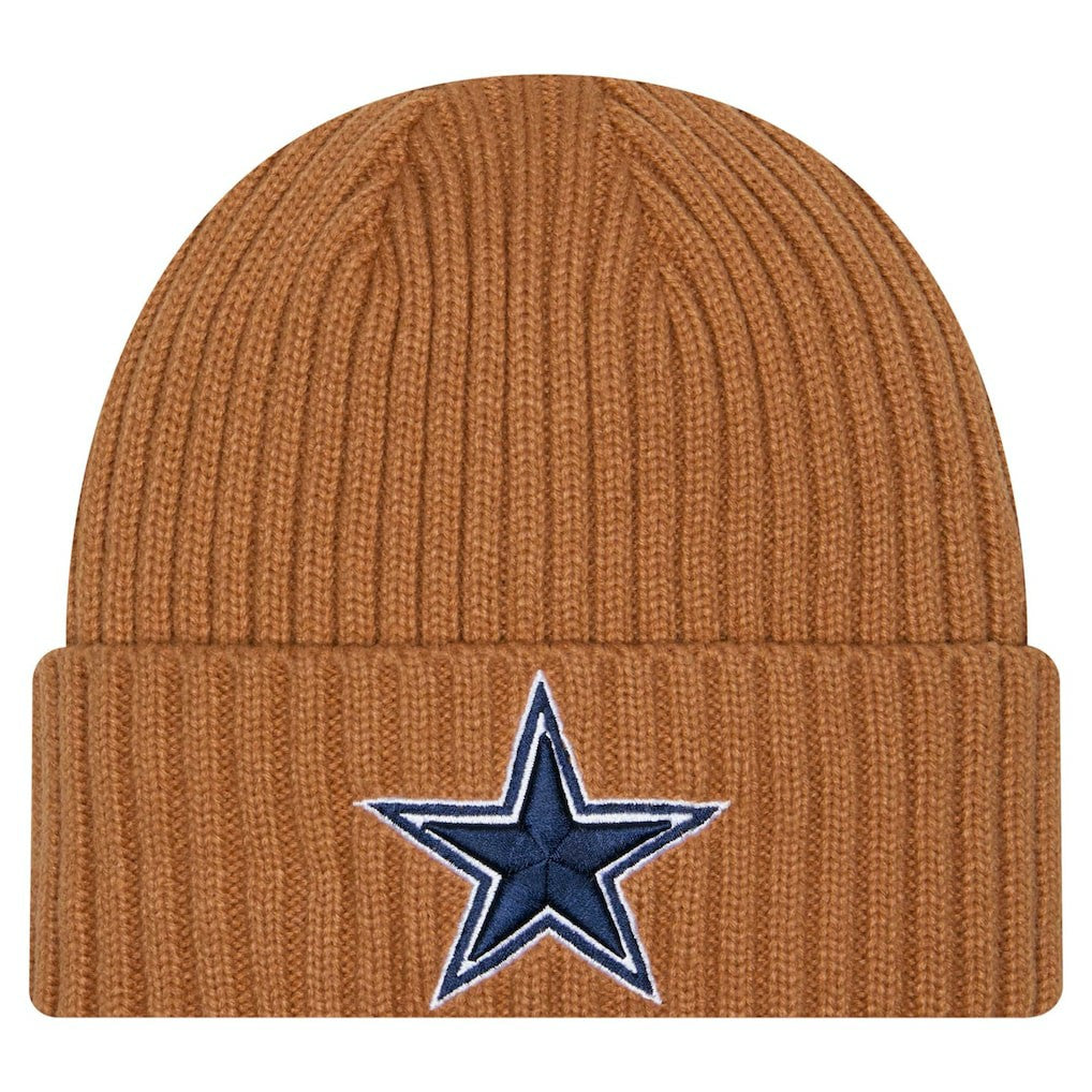 Dallas Cowboys New Era Color Pack Cuffed Knit Hat - Brown - NFL