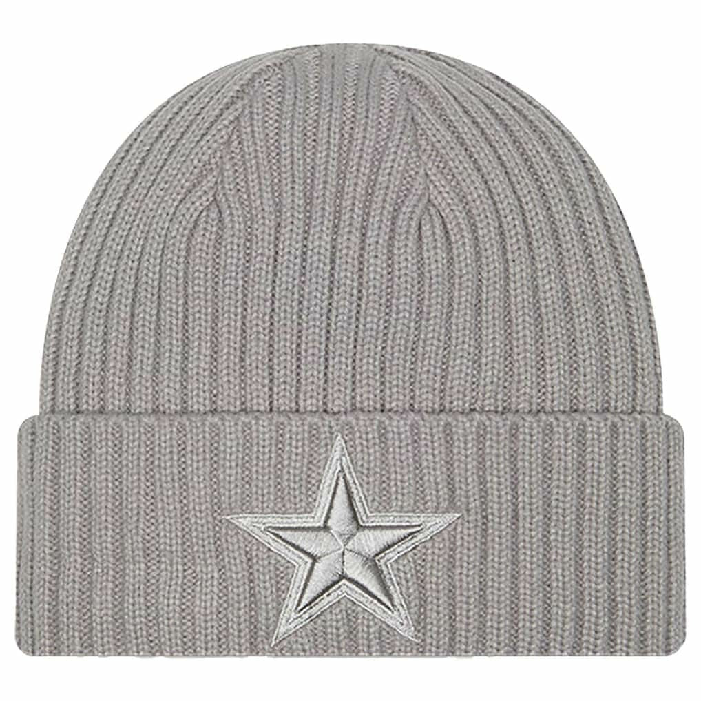 Dallas Cowboys New Era Youth Tonal Color Pack Cuffed Knit Hat - Gray - NFL