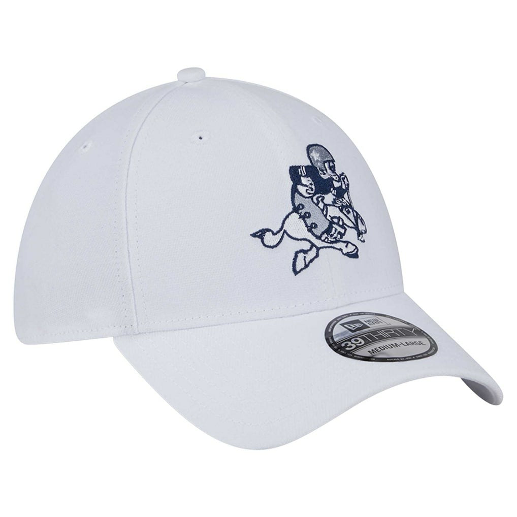 Dallas Cowboys New Era Throwback 39THIRTY Flex Hat - White - NFL
