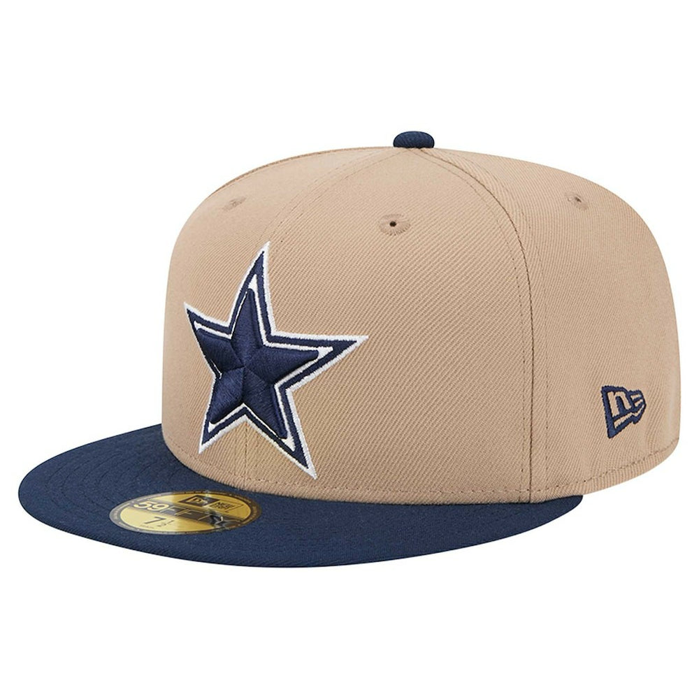 Dallas Cowboys New Era 59FIFTY Fitted Hat - Tan - NFL
