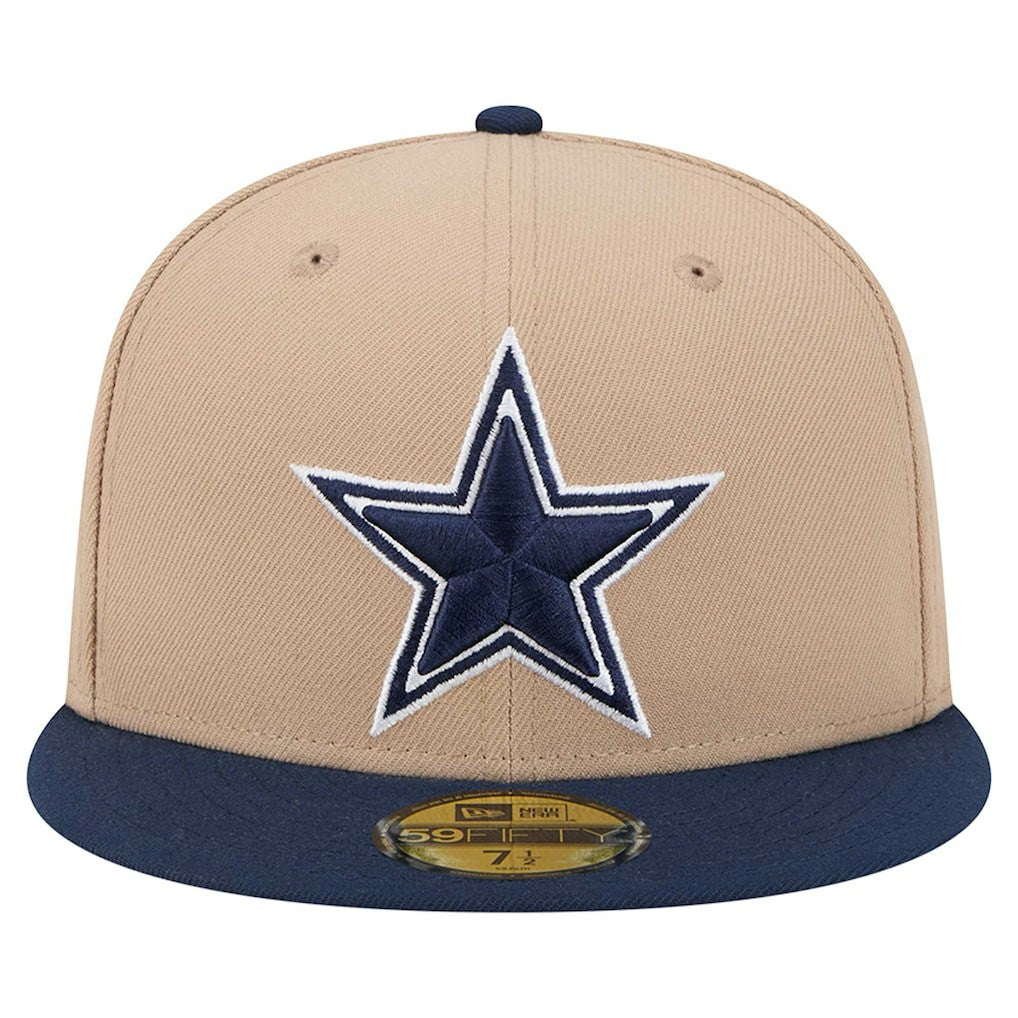 Dallas Cowboys New Era 59FIFTY Fitted Hat - Tan - NFL