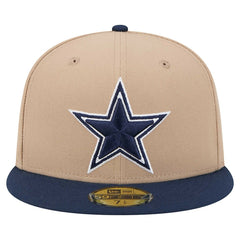 Dallas Cowboys New Era 59FIFTY Fitted Hat - Tan - NFL