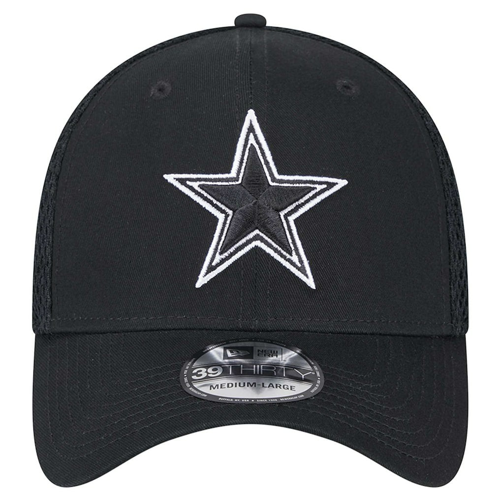 Dallas Cowboys New Era Main B-Dub Neo 39THIRTY Flex Hat - Black - NFL