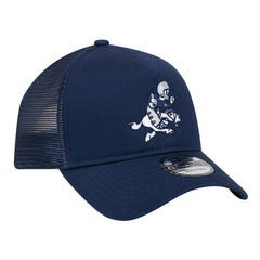 Dallas Cowboys New Era Retro Main A-Frame Trucker 9FORTY Adjustable Hat - Navy - NFL