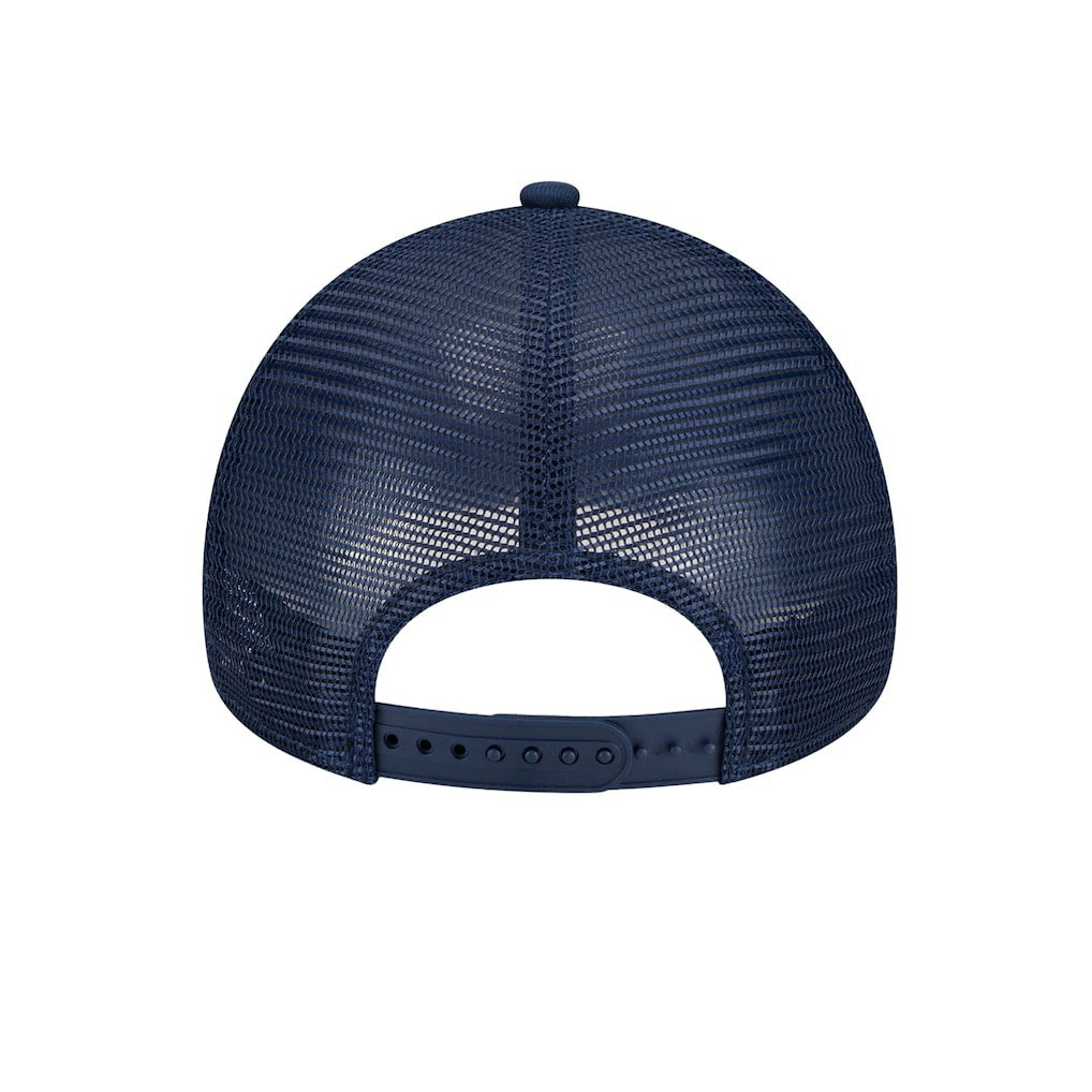 Dallas Cowboys New Era Main A-Frame Trucker 9FORTY Adjustable Hat - Navy - NFL
