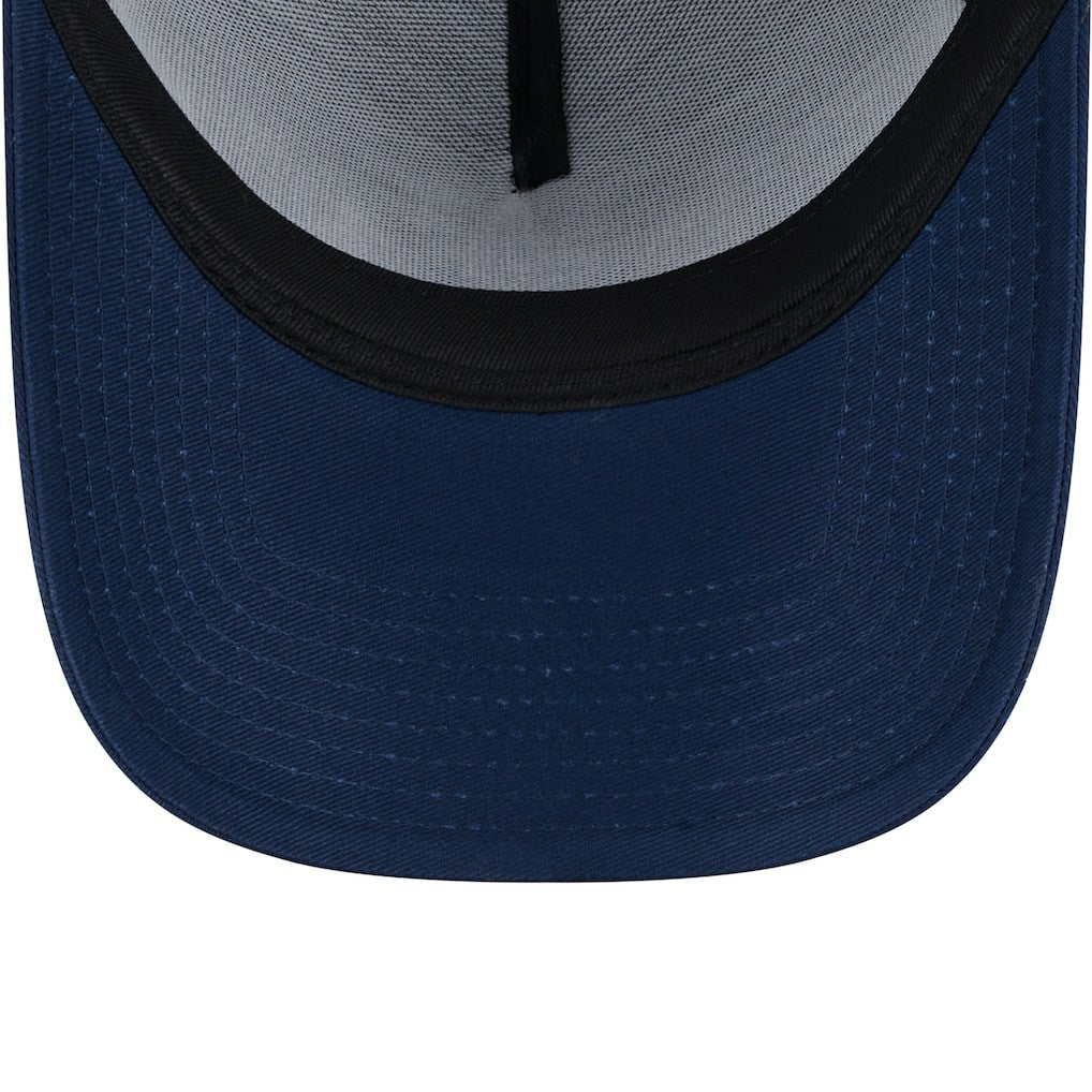 Dallas Cowboys New Era Main A-Frame Trucker 9FORTY Adjustable Hat - Navy - NFL