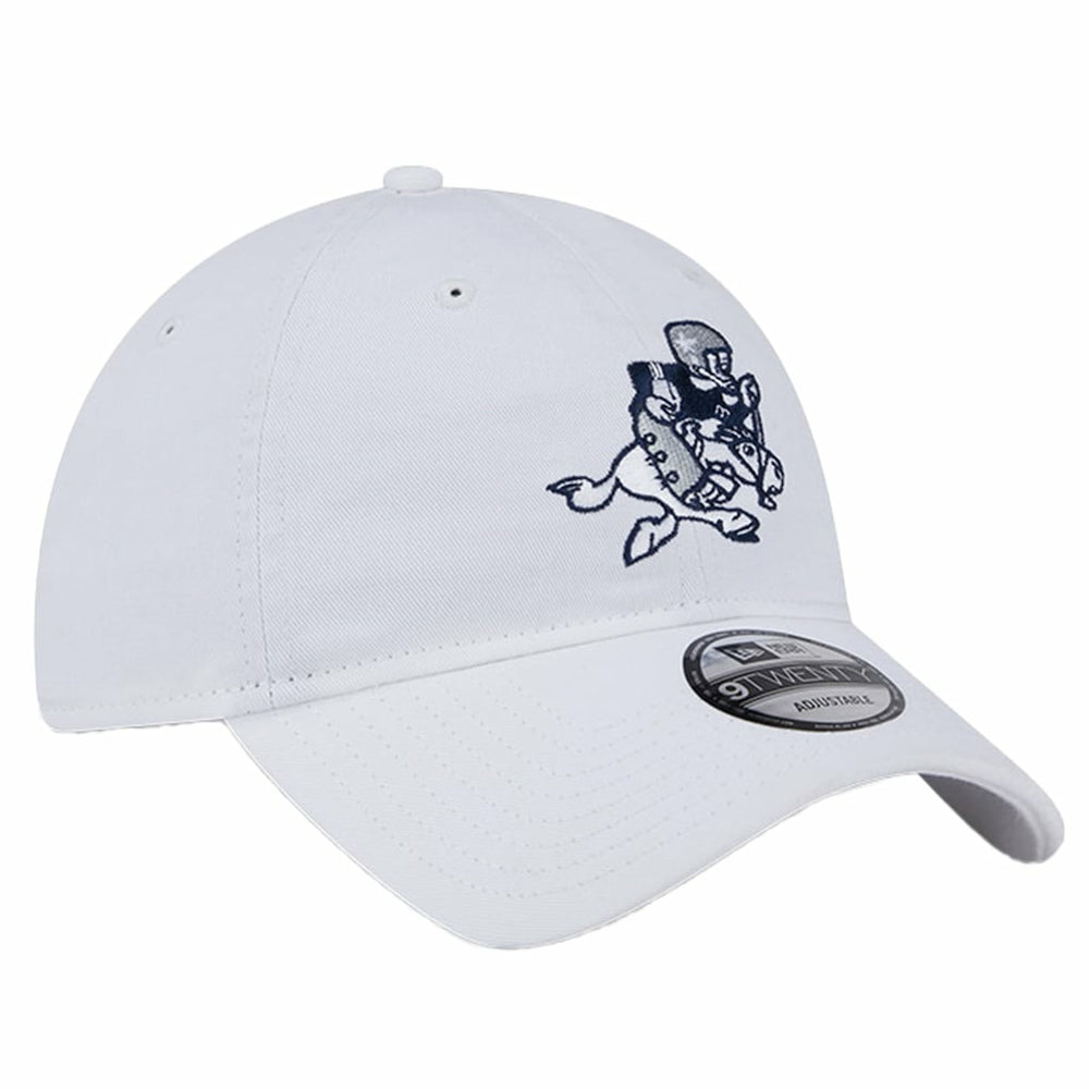 Dallas Cowboys New Era Retro Main 9TWENTY Adjustable Hat - White - NFL