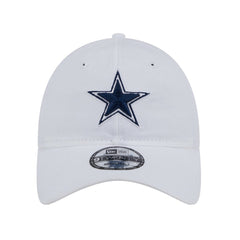 Dallas Cowboys New Era Main 9TWENTY Adjustable Hat - White - NFL