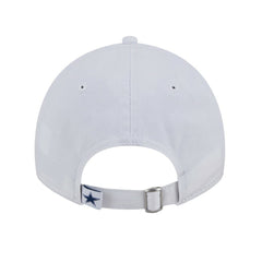 Dallas Cowboys New Era Main 9TWENTY Adjustable Hat - White - NFL