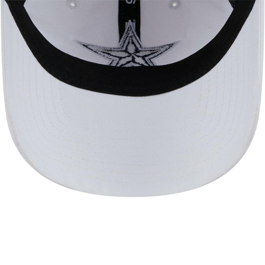 Dallas Cowboys New Era Main 9TWENTY Adjustable Hat - White - NFL