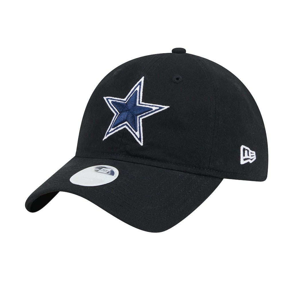 Dallas Cowboys New Era Women's Main 9TWENTY Adjustable Hat - Black - NFL