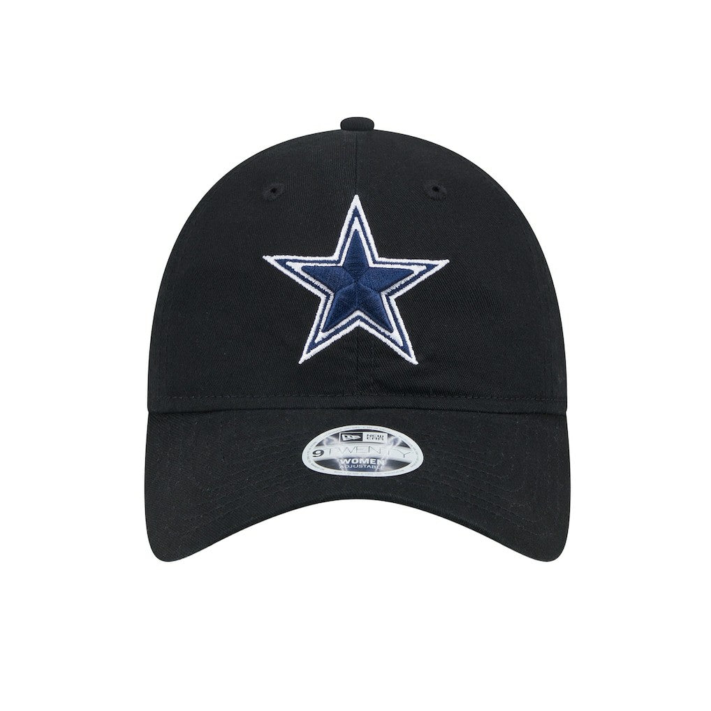 Dallas Cowboys New Era Women's Main 9TWENTY Adjustable Hat - Black - NFL