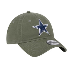 Dallas Cowboys New Era Youth Main 9TWENTY Adjustable Hat - Olive - NFL