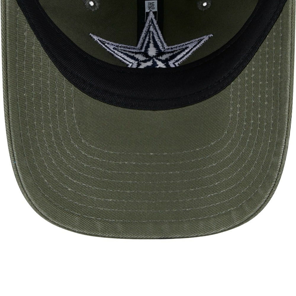 Dallas Cowboys New Era Youth Main 9TWENTY Adjustable Hat - Olive - NFL