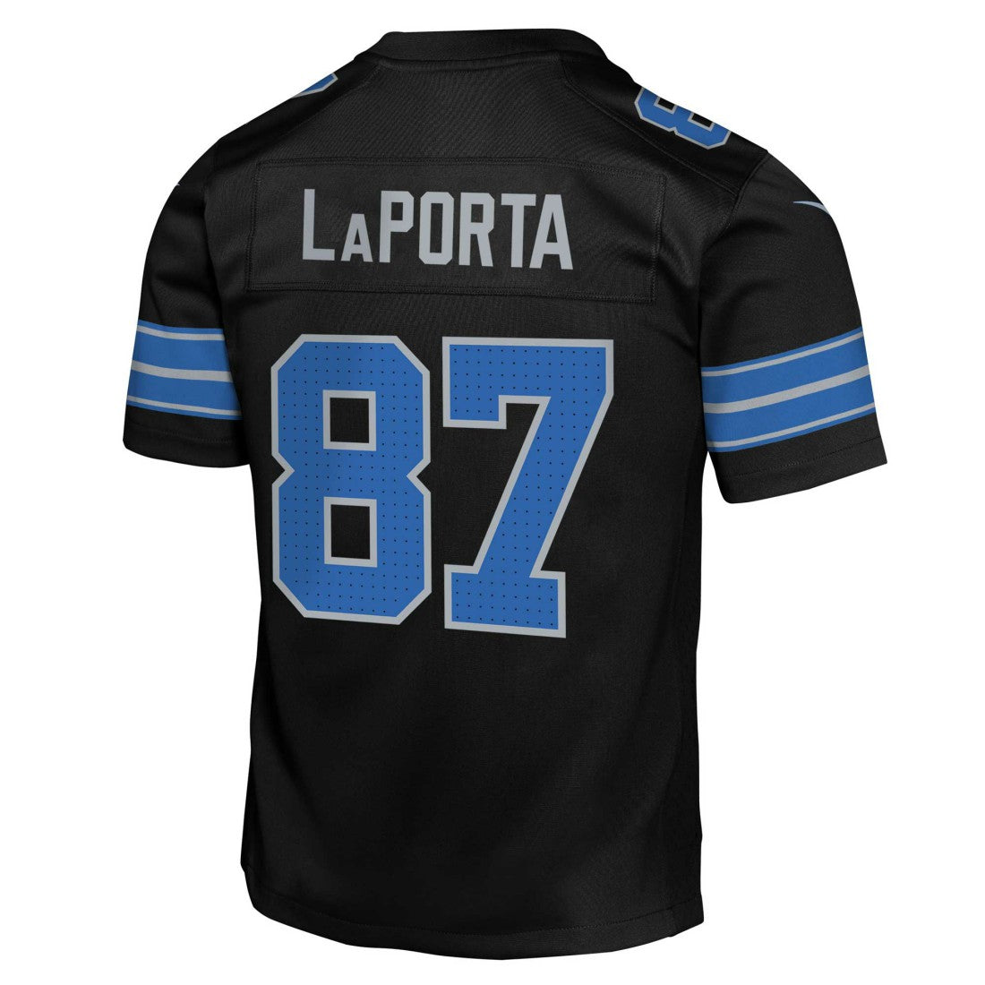 Sam LaPorta Detroit Lions Youth Game Jersey - Black - Nike