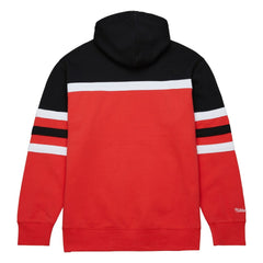 Carolina Hurricanes Mitchell & Ness Head Coach Pullover Hoodie - Red/Black | NHL Clearance