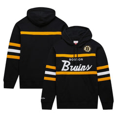 Boston Bruins Mitchell & Ness Head Coach Pullover Hoodie - Black | NHL online