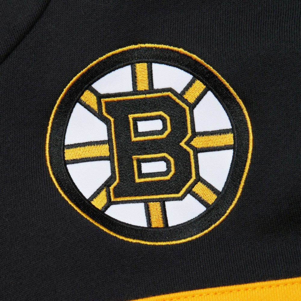Boston Bruins Mitchell & Ness Head Coach Pullover Hoodie - Black | NHL online