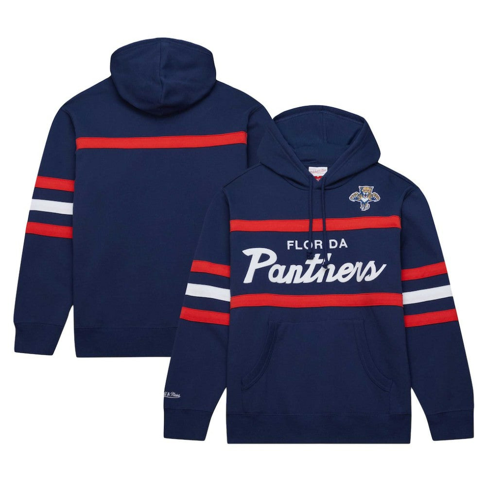 Florida Panthers Mitchell & Ness Head Coach Pullover Hoodie - Navy | NHL near me