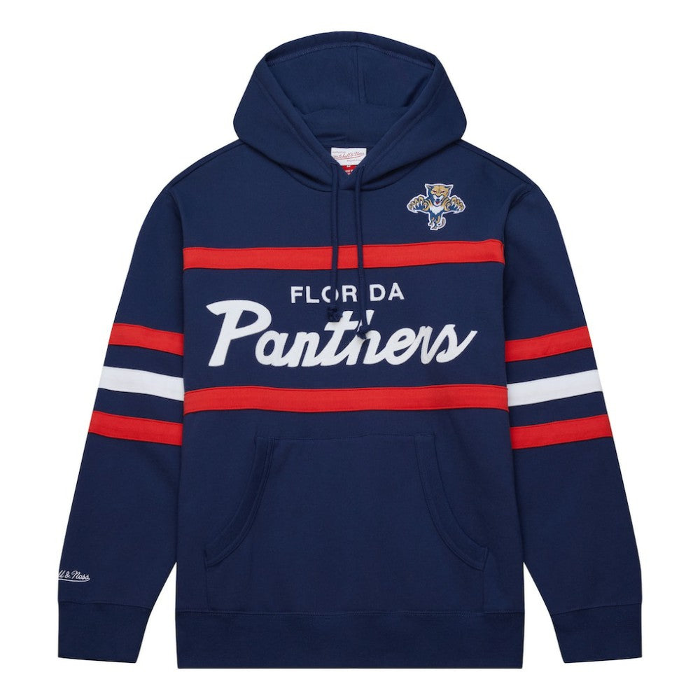 Florida Panthers Mitchell & Ness Head Coach Pullover Hoodie - Navy | NHL near me