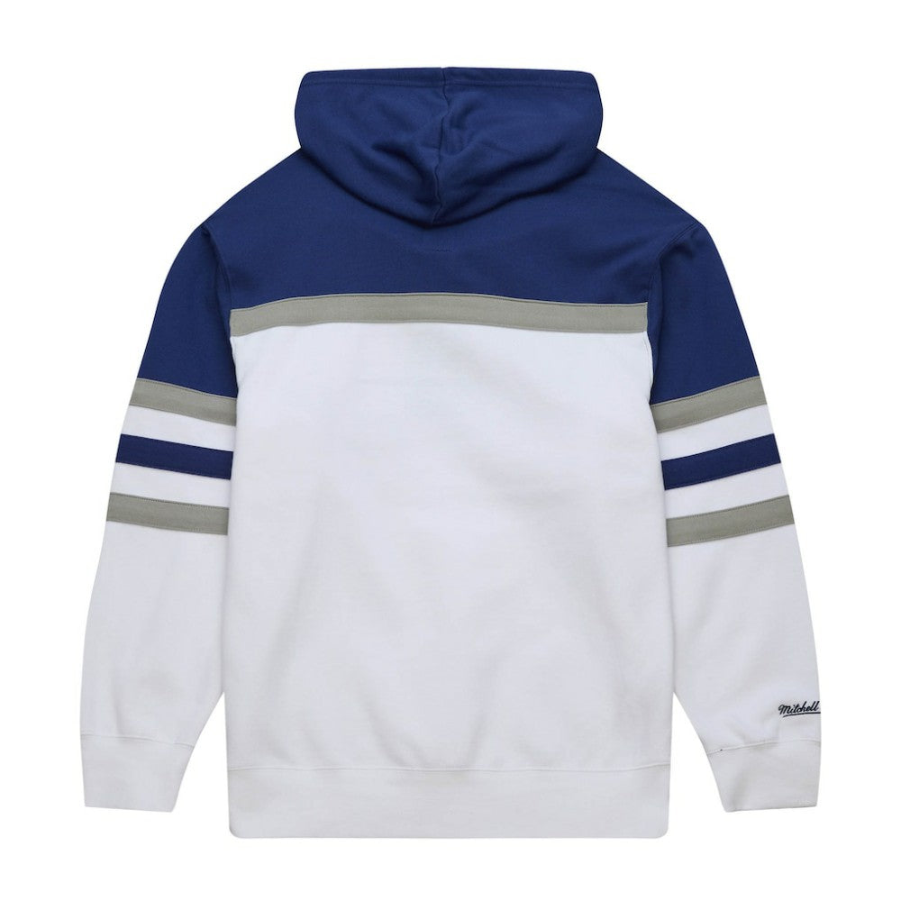 Tampa Bay Lightning Mitchell & Ness Head Coach Pullover Hoodie - White/Blue | NHL near me