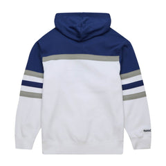 Tampa Bay Lightning Mitchell & Ness Head Coach Pullover Hoodie - White/Blue | NHL near me