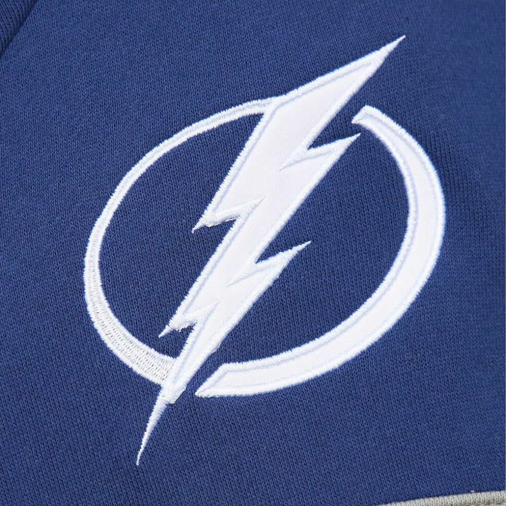 Tampa Bay Lightning Mitchell & Ness Head Coach Pullover Hoodie - White/Blue | NHL near me