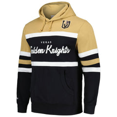 Vegas Golden Knights Mitchell & Ness Head Coach Pullover Hoodie - Black/Gold | NHL online