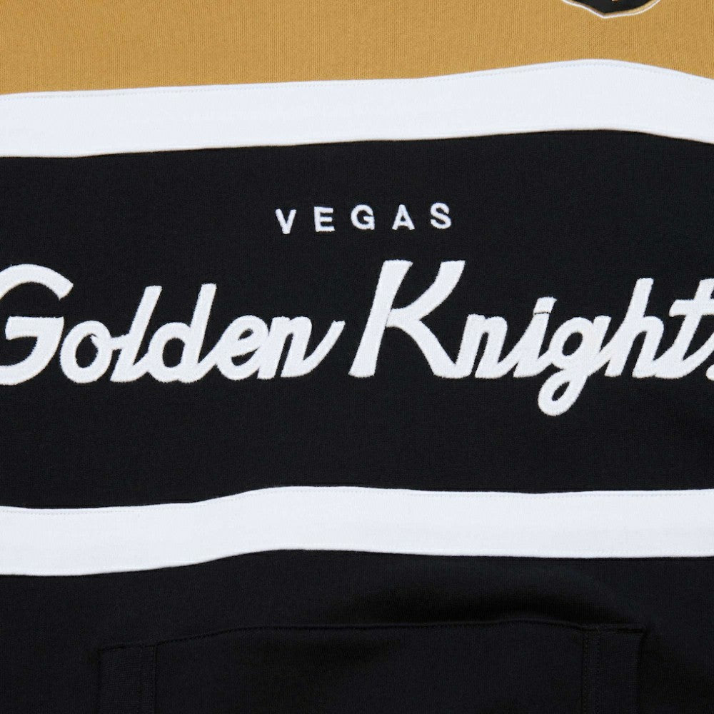 Vegas Golden Knights Mitchell & Ness Head Coach Pullover Hoodie - Black/Gold | NHL online