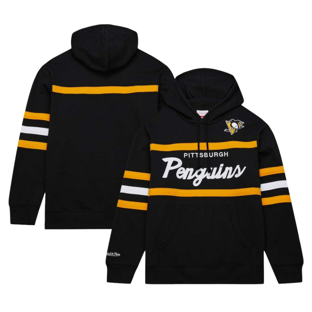Pittsburgh Penguins Mitchell & Ness Head Coach Pullover Hoodie - Black | NHL sale