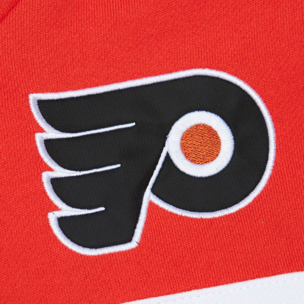 Philadelphia Flyers Mitchell & Ness Head Coach Pullover Hoodie - Black/Orange | NHL Lifestyle