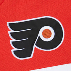 Philadelphia Flyers Mitchell & Ness Head Coach Pullover Hoodie - Black/Orange | NHL Lifestyle