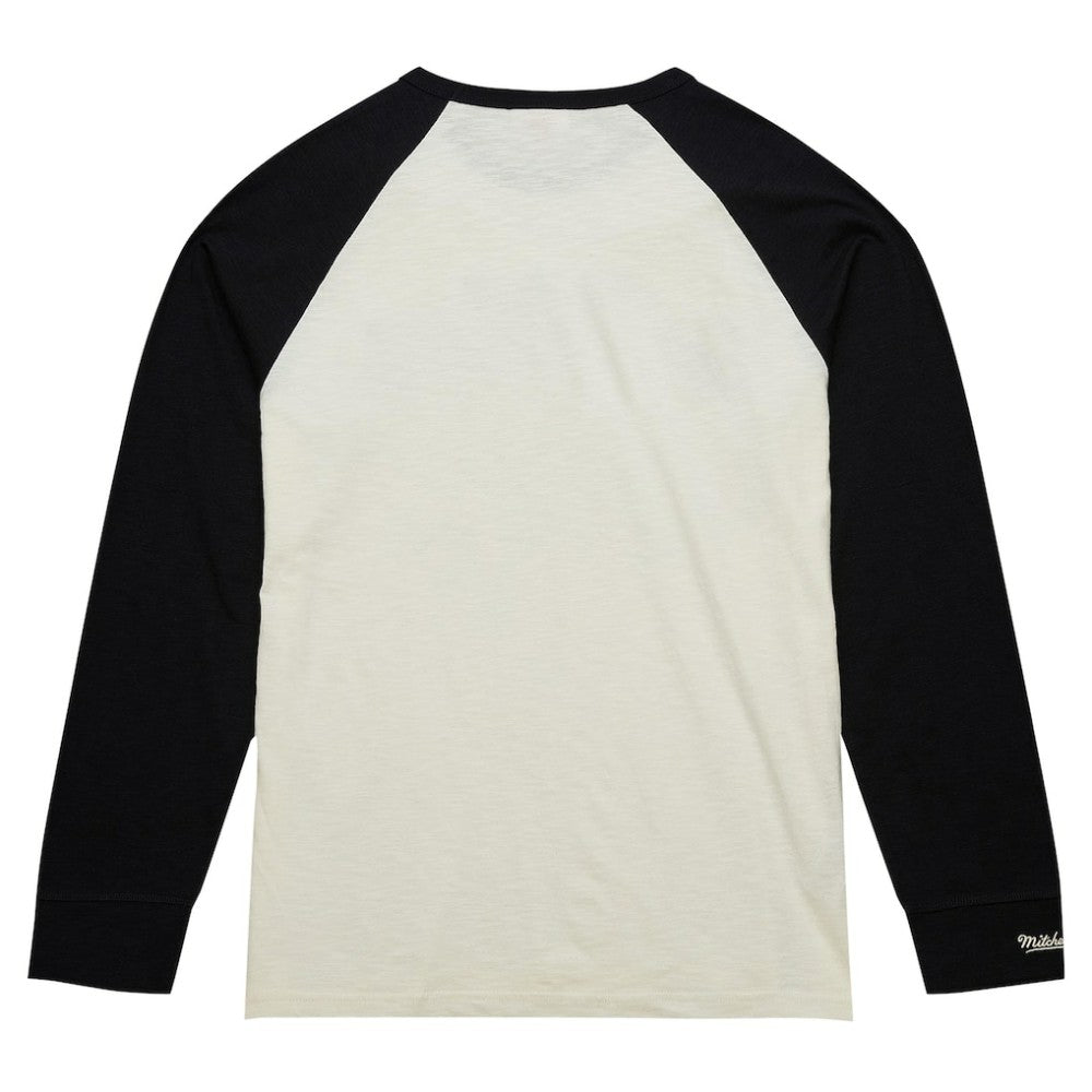 Pittsburgh Penguins Mitchell & Ness Legendary Slub Vintage Raglan Long Sleeve T-Shirt - Cream | NHL near me