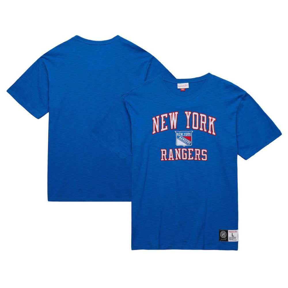 New York Rangers Mitchell & Ness Legendary Slub T-Shirt - Blue | NHL Lifestyle