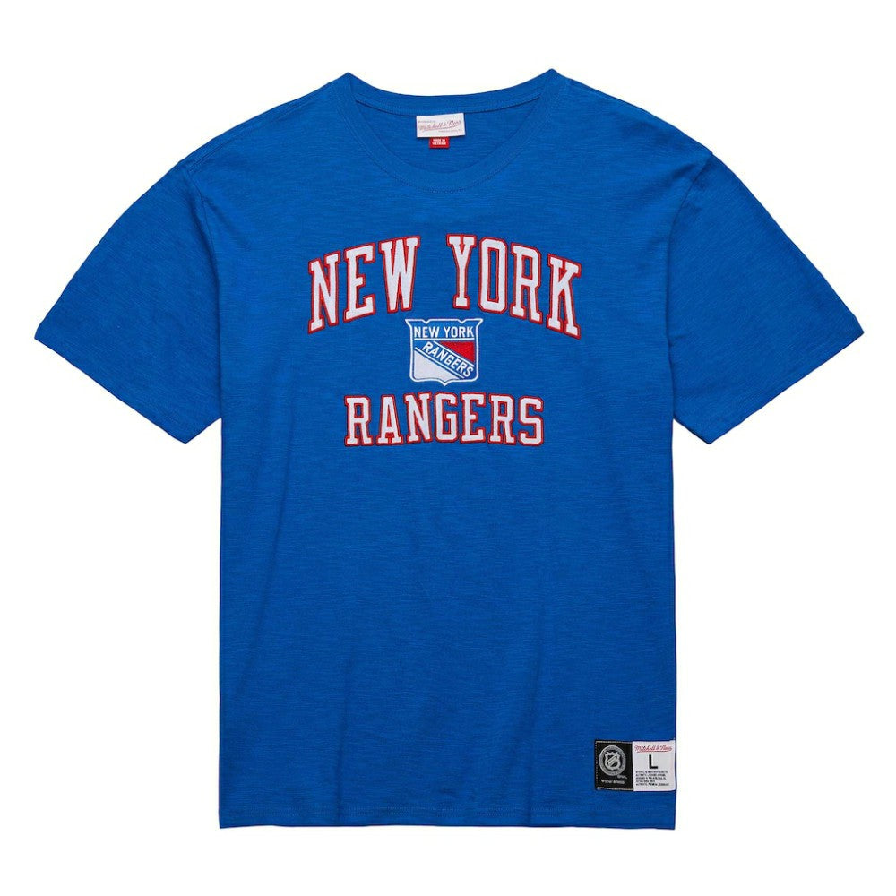 New York Rangers Mitchell & Ness Legendary Slub T-Shirt - Blue | NHL Lifestyle