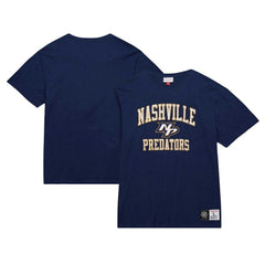 Nashville Predators Mitchell & Ness Legendary Slub T-Shirt - Navy | NHL Clearance