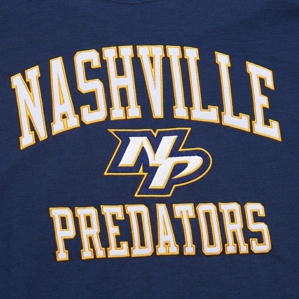 Nashville Predators Mitchell & Ness Legendary Slub T-Shirt - Navy | NHL Clearance