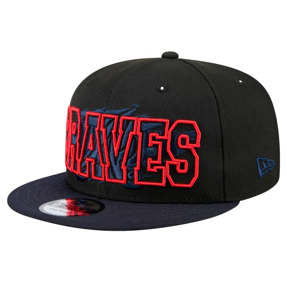 Atlanta Braves New Era Splatter 9FIFTY Snapback Hat for sale