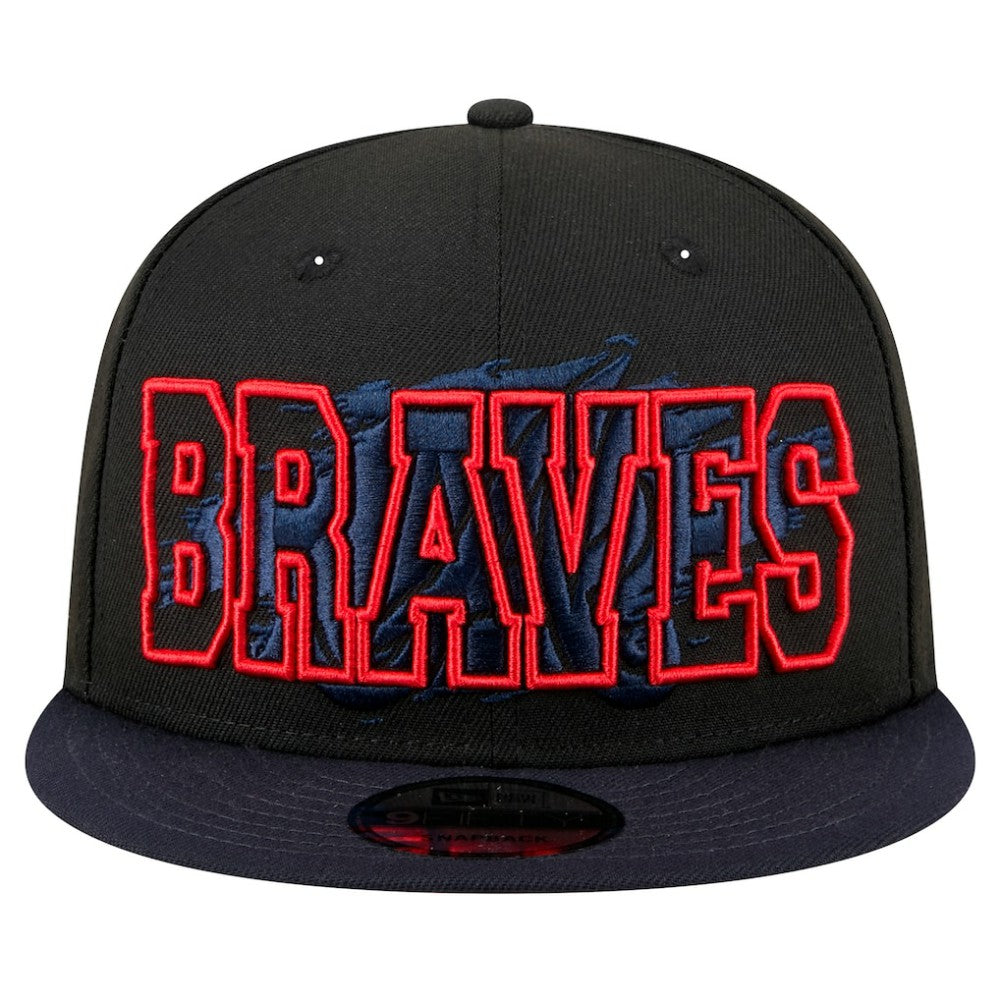 Atlanta Braves New Era Splatter 9FIFTY Snapback Hat for sale