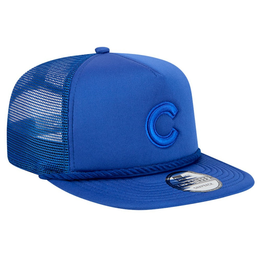 Chicago Cubs New Era Tone Foam Meshback Golfer Snapback Hat Sale