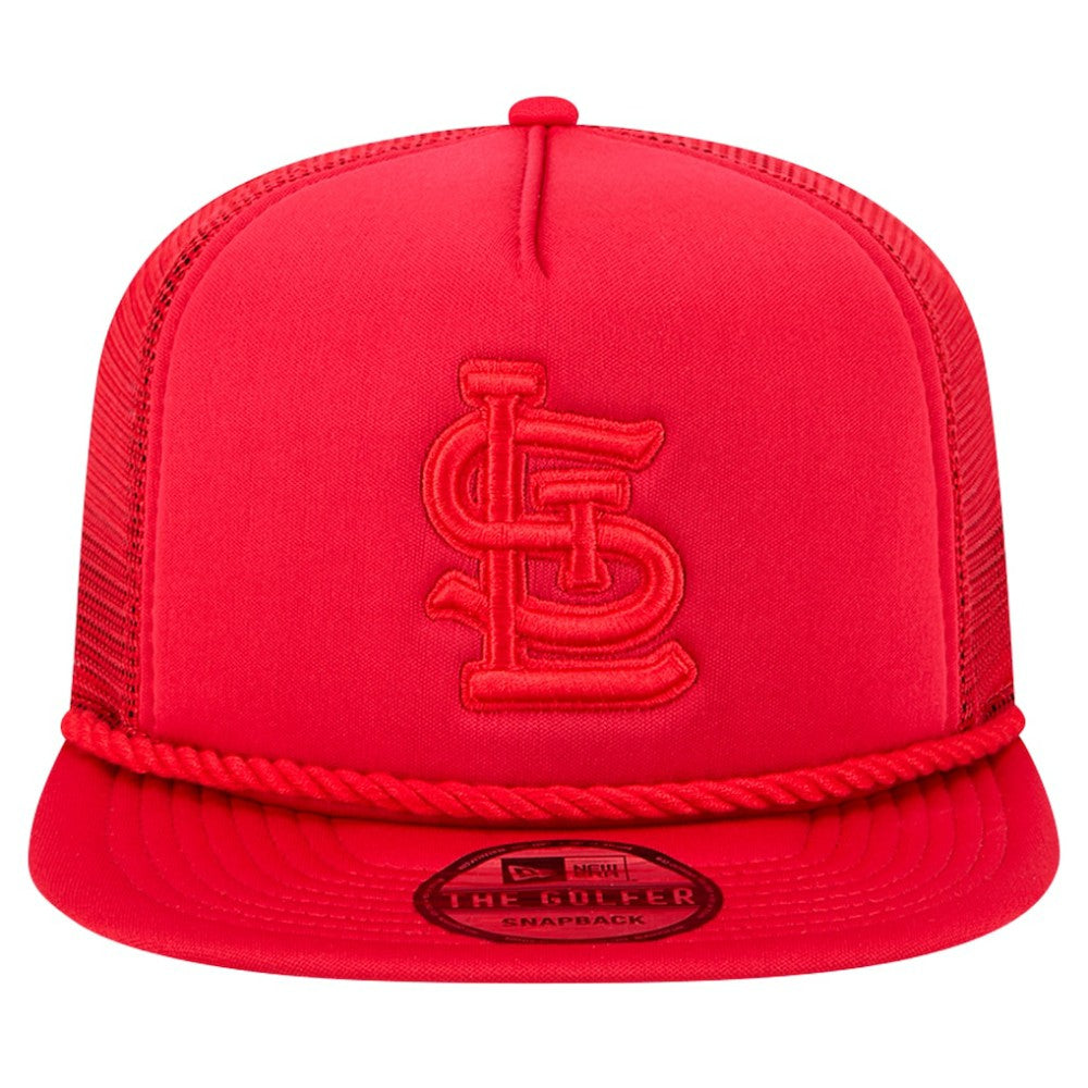 St. Louis Cardinals New Era Tone Foam Meshback Golfer Snapback Hat Outlet