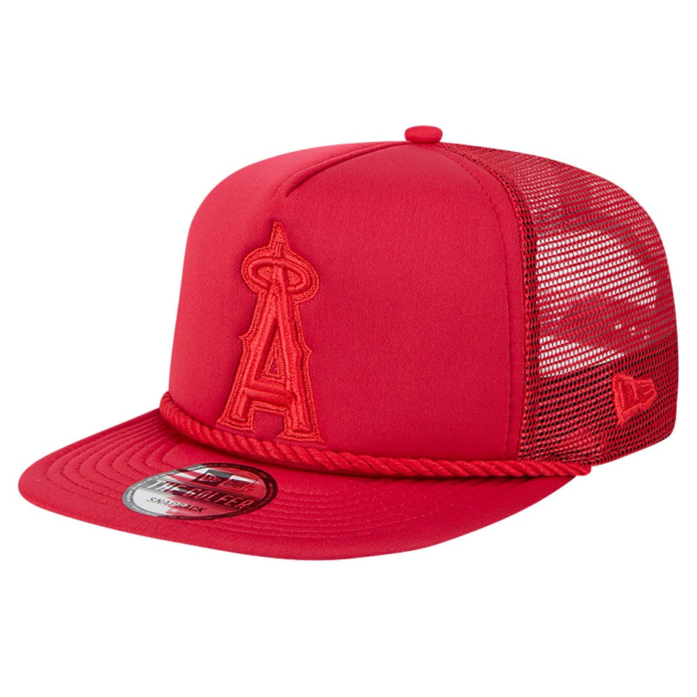 Los Angeles Angels New Era Tone Foam Meshback Golfer Snapback Hat Sale