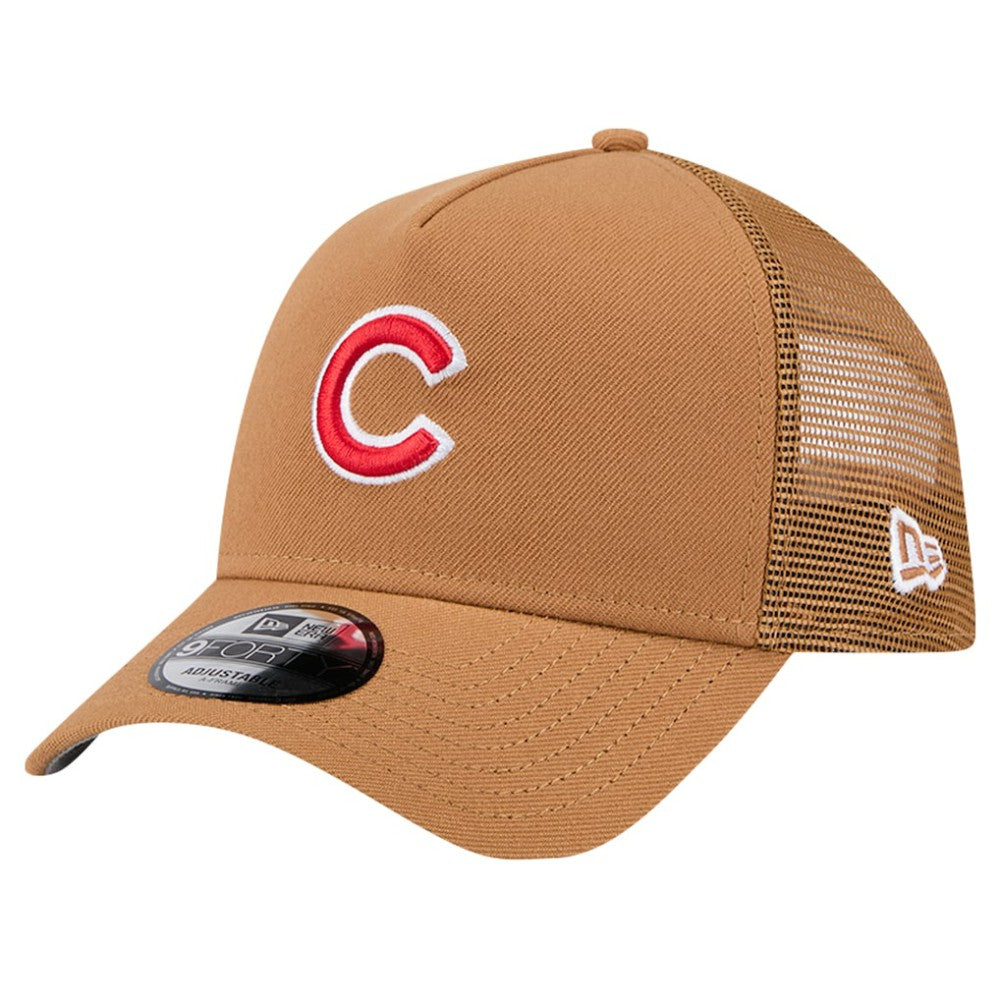 Chicago Cubs New Era A-Frame Trucker 9FORTY Adjustable Hat Online