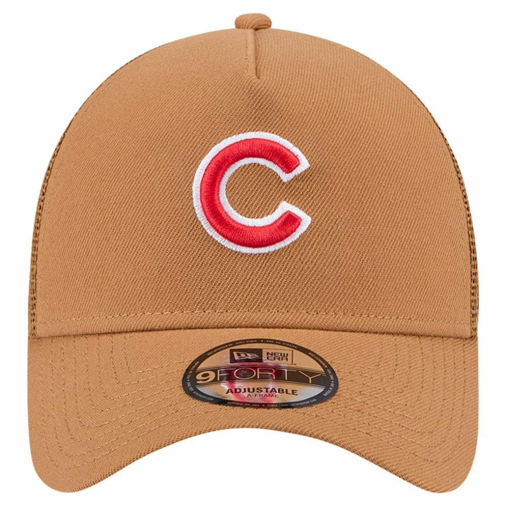 Chicago Cubs New Era A-Frame Trucker 9FORTY Adjustable Hat Online