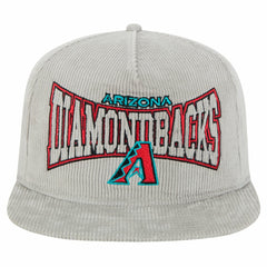 New Era Arizona Diamondbacks Gray Corduroy Golfer Snapback Hat Near Me