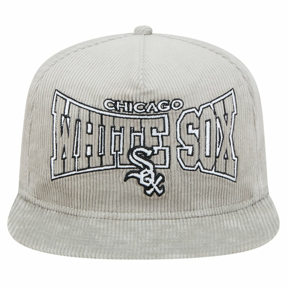New Era Chicago White Sox Gray Corduroy Golfer Snapback Hat Online