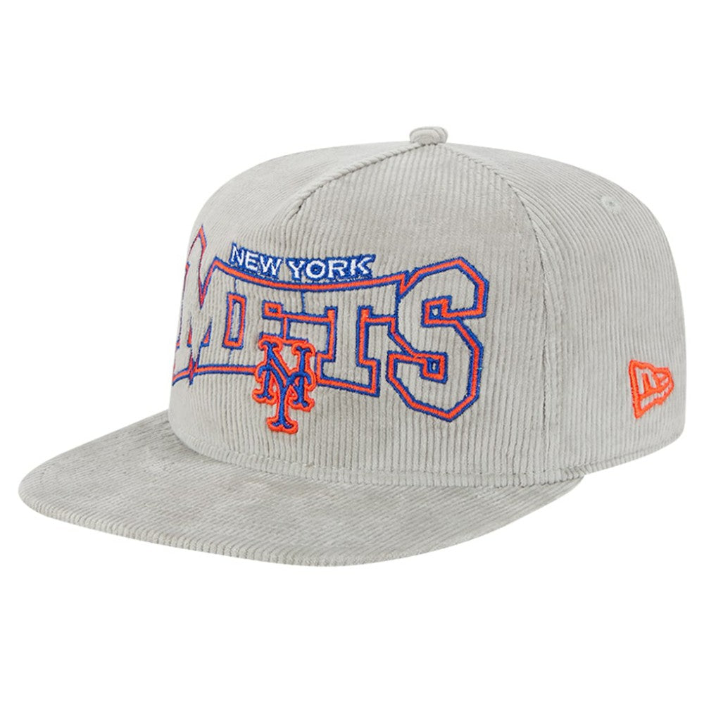 New Era New York Mets Gray Corduroy Golfer Snapback Hat Near Me
