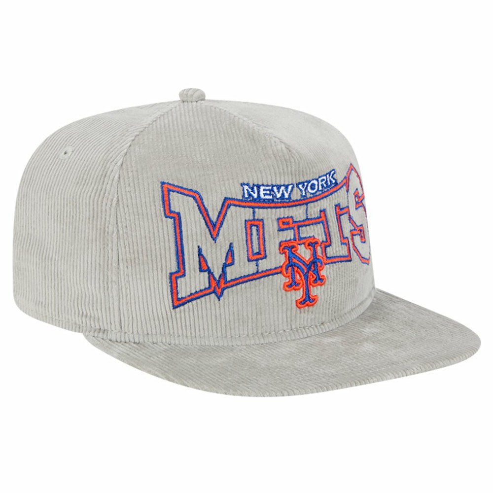 New Era New York Mets Gray Corduroy Golfer Snapback Hat Near Me